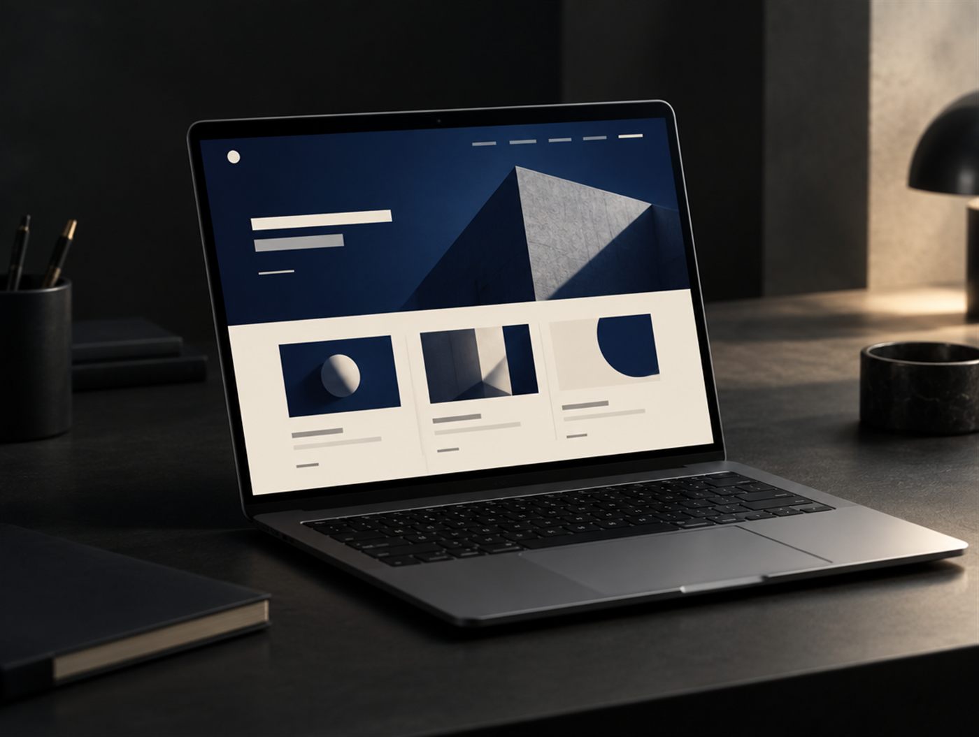 Developer working on a laptop